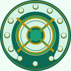 Vault door icon symbolizing the Hair Loss Recovery Vault by Functional Holistic.