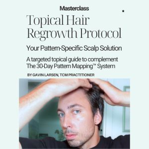 Topical Hair Regrowth Protocol - Pattern-specific scalp treatment guide ebook cover
